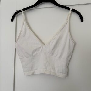 Free People Intimately Seamless Brami Tank White Low Back XS/S